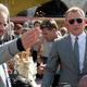 Sam Mendes with the star of A Kid In King Arthur’s Court. Image: Sony
